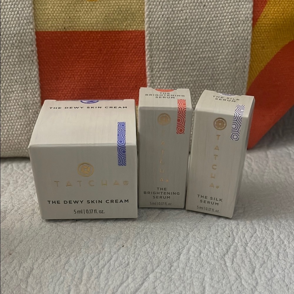 Tatcha White and Gold Skincare Serum and Face Oil